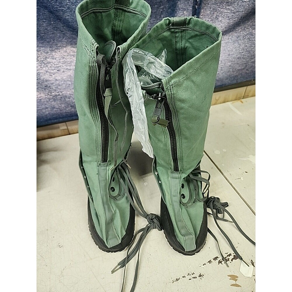 Vintage US Military N-1B Extreme Cold Weather Winter Boots Sz L Wool Inserts